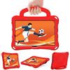 ZORSOME Custodia per bambini per Samsung Galaxy Tab A8 10,5 X200/X205 (2021)-X207 (2022) leggera EVA protezione completa antiurto maniglia stand custodia con tracolla, rosso