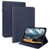 LSPCASA Custodia per iPad 9.7 Zoll 6.Generation 2018/5.Generation 2017 A1954 A1893 A1823 A1822 PU Leather Cover Con Portapenne Supporto Folio Wallet Tablet Cover per iPad 9.7 Zoll 6 Gen/5 Gen Blu