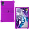 AKNICI Custodia Silicone per DOOGEE T35/ DOOGEE T30SE/ DOOGEE T30S/ DOOGEE T40/ DOOGEE T30 Ultra/DOOGEE T30 Pro Tablet 11 Pollici, Protettiva Cover con Supporto Integrato, Viola