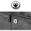 PDKLIN Copertura decorativa per antenna radio Jeep compatibile con Jeep Wrangler 2007-2023 JK JKU JL JLU, compatibile con Jeep Gladiator JT 2020-2023, cromato, accessori esterni