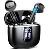 Cillso Cuffie Bluetooth, 2026 Auricolari Bluetooth 5.4 In Ear con HIFI Stereo, 40Ore Cuffie Wireless Cancellazione Rumore con 4 ENC Mic, LED, USB-C Ricarica Rapida, IP7 Impermeabili Cuffiette per iOS/Android