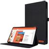 Generico DayQiQiPu Custodia per Huawei MatePad BAH4-W09, BAH3-W09/AL00/L09/W59 10,4 Pollici Flip Caso con Supporto e Slot per Schede, Auto Sveglia/Sonno, Regolazione Multi-Angolo Antiurto - Denim Nero