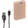 DSTE - Batteria di ricambio 7,2 V, TPS-BLS50, con cavo di ricarica USB di tipo C, compatibile con E-PL2 E-PL3 E-P3 E-PM1 STYLUS 1 OM-D E-M10 E-PL6