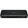 Acer USB Type-C Dock III (2 USB 3.1 Type-C, 3 USB 3.1, 2 DisplayPort, 1 HDMI 2.0, Audio, RJ-45, Kensington Lock, supporto per posizionamento flessibile), nero