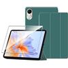 Rojeuinn Cover per Honor Pad V9 11.5 2025 custodie +1 Pezzi Vetro Temperato,Gomma Protezione Protettivo,Ultra Sottile Antiurto Anti-Graffio TPU Flessibile Case -Verde