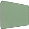 Sidorenko Tappetino per mouse 28 x 20 cm, con bordi cuciti, tappetino per mouse antiscivolo, colore verde salvia, tappetino per mouse per PC con superficie liscia, tappetino per mouse piccolo