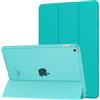 MoKo Cover Custodia Per iPad 6a/5a Gen.2018/2017 da 9,7, Verde Pavone | Ultra Sottile Leggero Custodia con Funzione di Auto Sveglia/Sonno Retro Semi-Trasparente Rigido
