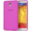 doupi UltraSlim Custodia per Samsung Galaxy Note 3 Neo, Satinato fine Piuma Facile Mat Semi Trasparente Cover, Pink