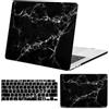 FFBOFFC Custodia per MacBook Pro 13 pollici A1502 & A1425, Marmo bianco e nero | 2015-2012, Case Rigido Leggero e Sottile con Copertina per Tastiera, Resistente ai Graffi, Pacchetto di Accessori 2-in-1