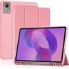 ProCase Cover per Lenovo Idea Tab 11 Pollici 2025/Moto Pad 2026 | Custodia Morbida in TPU con Portapenna, Rosa