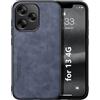 Kepuch Silklike Cover per Redmi 13 4G, Note 13R 5G, Poco M6 4G - Custodia Case Piastra Metallica Incorporata per Redmi 13 4G, Note 13R 5G, Poco M6 4G - Blu