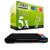 Mehrwegtoner 5x MWT Toner compatibile per Lexmark X 950 952 954 DHE DE DTE sostituisce X950X2 Set Blue Rosso Giallo