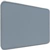 Sidorenko Tappetino per Mouse 28 x 20 cm, con Bordi Cuciti, Antiscivolo, Grigio Chiaro, Superficie Liscia, per PC e Ufficio