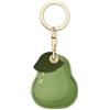 AXFEE Airtags Portachiavi in PU Pelle, Porta Air Tag per GSP Apple-Avocado | Airtag Cover per Chiavi Zaini e Animale, Portatile, Anti-graffio, Mantiene un Segnale Forte