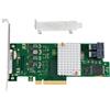 JURSUE Scheda SAS HBA compatibile con LSI 9300-8i IT Mode PCIe SATA Expansion Card | SAS3008, PCIe 3.0 x8, 2 x 8643 interno, 12 Gb/s SAS + SATA 6 Gb/s, controller HBA per ZFS TrueNAS unRAID NAS