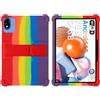 FKQLH Custodia per DOOGEE U9 Tablet, Silicone Morbido Skin Leggero Custodia Protettiva per Bambini Supporto Cover per DOOGEE U9 Tablet 10 Pollici, Colorato