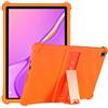 LEHEE Custodia per Samsung Galaxy Tab A8 2021, Silicone Morbido Skin Leggero Custodia Protettiva per Bambini Supporto Cover per Samsung Galaxy Tab A8 2021 10,4 Pollice, Arancia