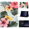 LSPCASA Custodia per tablet Samsung Galaxy Tab A8 10,5 SM-X200/X205 | Custodia a portafoglio in pelle PU con funzione di supporto multi-angolo e a portafoglio, per Galaxy Tab A8 da 10,5 pollici