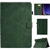 CASAFUNY Custodia Cover per Samsung Galaxy Tab S9+ Plus 12.4 2023 SM-X810/X816B/X818U Custodia Protettiva Magnetica Cover Tablet con S Pen Holder per Galaxy Tab S9 Plus, Verde