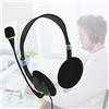Niktule Cuffie con microfono, cuffie USB con microfono cancellazione del rumore e controlli audio, cuffie stereo PC per Business Call Computer, voce più chiara, super leggera, ultra confortevole