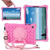 FKQLH Custodia Silicone Morbido Skin Leggero Custodia Protettiva per Bambini Supporto Cover per Lenovo Tab M10 HD 2nd Gen TB-X306X/X306F 10,1 Pollice, Rosa