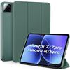 EasyAcc Custodia Compatibile con Xiaomi Mi Pad 7/ Pad 8/ Pad 7 Pro | Pad 8 Pro (11.2 pollici) -Ultra Sottile con Cover Leggero Supporto in Pelle PU Case, Verde Scuro