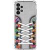 Tumundosmartphone Cover Silicone Anti Colpi per Samsung Galaxy A13 4G Disegno Sneakers 04 Disegni
