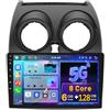 Hikity 6+128G 9 Autoradio Android per Nissan Qashqai J10 2006-2016 | Touchscreen Wireless Carplay Autoradio 2 DIN GPS Navi Bluetooth WiFi FM/RDS Retrocamera 6+128G