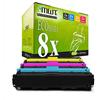 Mehrwegtoner 8x MWT Remanufactured Toner compatibile per HP Colore LaserJet CM 1312 1512 NFI A WI EI CI W H WB EB CB MFP sostituisce CB540A-43A 125A