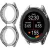 GIOPUEY Cover Compatibile con Garmin Forerunner 70, [2 Pezzi] Soft TPU, Shock Resistant Custodia - Black+Black