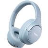 TOZO HT3 Cuffie Bluetooth 6.0 con ANC Ibrido, 5 Mics per Chiamate Chiare | Audio Hi-Res Spaziale, 32 EQ, Connessione Multipoint, Design Pieghevole con Cavo 3.5mm e USB-C