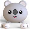 COOTIMOCK Cuffie per Bambini, COOTIMOCK Auricolari Bluetooth 5.3 per Bambini con Volume Sicuro di 85 dB, 30 Ore di Riproduzione, Ricarica Rapida USB-C, Impermeabile IPX6, per iPad/Desktop/Viaggio/Scuola, Grigio