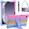 KATUMO Silicone Cover per Samsung Galaxy Tab A9 2023 8,7 Zoll (SM-X110/X115/X117) Custodia Protettiva Antiurto con Cordino e Penna Stilo Cover Case Morbida per Tablet A9 2023 8,7''