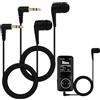 Vxiwscy Auricolare Singolo Monouso - Compatibile Con Prodotti Audio - Cuscinetto in Silicone Senza Lattice - Jack Mono 3,5 Mm - Cavo 1,2 M - Ideale Per Attività Sportive Bellezza Durevole E Duratura