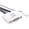 InLine 21710 Switch KVN, 2 Porte, USB DVI, Audio, all-in-One, Nero
