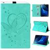 Auslbin Custodia per Galaxy Tab A6 10.1 2016,Pelle PU Cover Tablet con Auto Svegliati/Sonno Funzione Case con Supporto Funzione,Cover per Samsung Galaxy Tab A6 10.1 Pollici SM-T580/SM-T585,Verde