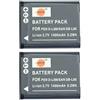 DSTE 2-Pacco Ricambio Batteria per Pentax D-LI88 Optio H90 P70 P80 W90 WS80 TOSHIBA PX1686 PX1686E-1BRS SANYO Xacti DMX-CG10 DMX-CG100 DMX-CG11 DMX-CG110 DMX-CG11D DMX-CG11G DMX-CG11WDMX-CS1 DMX-GH1