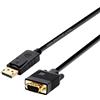 AISENS Cavo convertitore Displayport a VGA Dp/M-Vga/M, nero, 2 m