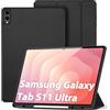 DUX DUCIS Custodia per Samsung Galaxy Tab S11 Ultra, Nero | Slim Smart Protettiva Custodia, Cover in Pelle TPU, con Supporto per Penna S, Compatibile con Auto Sonno/Sveglia