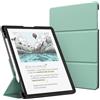 MoKo Custodia Supporto per 11 Kindle Scribe 3rd& Colorsoft, Verde Agave | Copertina a Tre Ante con Spazio per Penne, Auto Sonno/Sveglia,per Kindle Scribe 3rd e Kindle Colorsoft 1st 2025