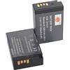 DSTE LP-E17 Batteria di ricambio (2 pacchetti) compatibile per Canon R10 EOS M3 200D 750D 760D 8000D Kiss X8i Rebel T6i Rebel T6s