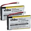 vhbw 2x batteria compatibile con Sena SMH-5 auricolari cuffie wireless (350mAh, 3,7V, Li-Poly)