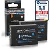 PATONA 2X NP-W126s Platinum Batteria 1210mAh per Fuji Fujifilm NP-W126 | Batteria per X-M5 X-M1 X100F X100V X100VI XA1 XA2 XA3 XA5 XS10 XT3 XT20 XT30 II XT XM5 X-S10 X-T3 X-T50