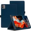 KUSINHOKA Custodia Compatibile con Teclast Artpad PRO 12.7 Pollici, Leggero Pelle PU Protettiva Cover con Cinturino da Polso, Tablet Custodia Magnetico con Funzione di Supporto, Blu Scuro