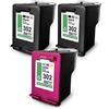 Eurotone EuroPro 3x Cartucce compatibili per HP 1110 2132 2134 3630 3631 3632 3633 3634 3635 3636 3637 3830 3831 3832 3833 3834 sostituisce HP 303xL CMYK