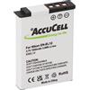AccuCell Batteria compatibile con batteria Nikon EN-EL12, CoolPix S610, S610C, S710, 44,5 x 31,9 x 7,9 mm