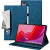 Auslbin Custodia compatibile con Lenovo Tab M11 11 2024 Cover, Tablet in Pelle PU Adatto per Tab M11 TB-330FU /331FC, Stile Classico in Pelle, Blu