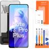 AGCUT Schermo LCD per Xiaomi Redmi Note 13 Pro Plus 5G LCD Display per Redmi Note 13 Pro+ 5G 23090RA98C 6,67 Touch Vetro Anteriore Assembly con Riparazione Kit, Nero