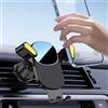 Generic Supporto per telefono da auto, supporto per telefono per parabrezza auto, cruscotto, presa d'aria, universale, mani libere, supporto per telefono cellulare adatto per iPhone Smartphone