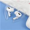 Generic Gancio per auricolari compatibile con AirPods Pro di seconda generazione/di prima generazione [Regolabile multidimensionale] Accessori compatibili con Apple AirPods 3 2 1 Gen (Trasparente)